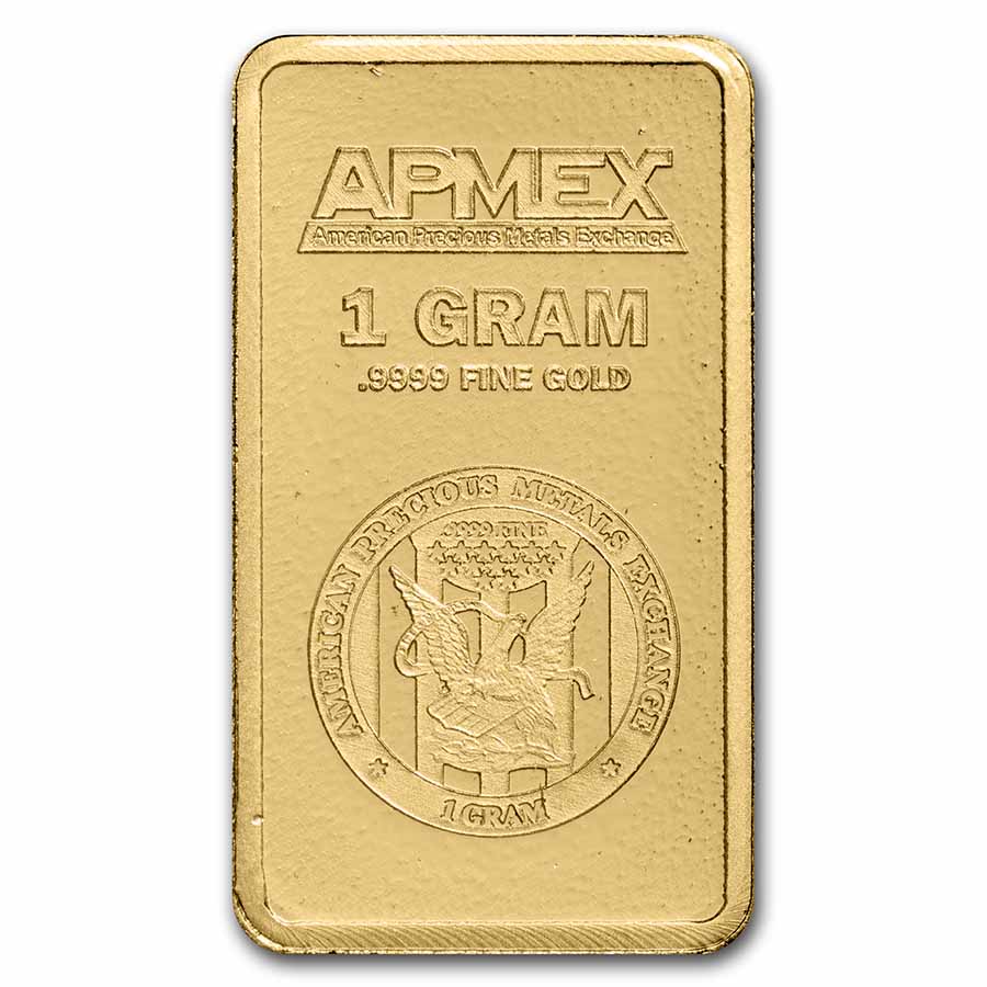 1 gram Gold Bar APMEX (In TEP Package) SKU 63288 eBay